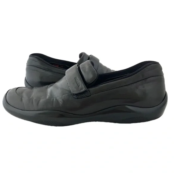 Prada Vintage Linea Rossa Leather Shoes - Size 39 US MENS  display picture 1